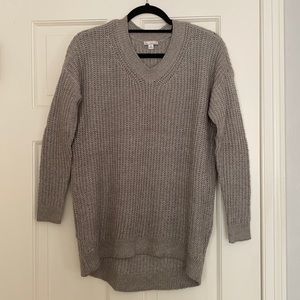 GAP knit pullover chunky sweater brown grey XS